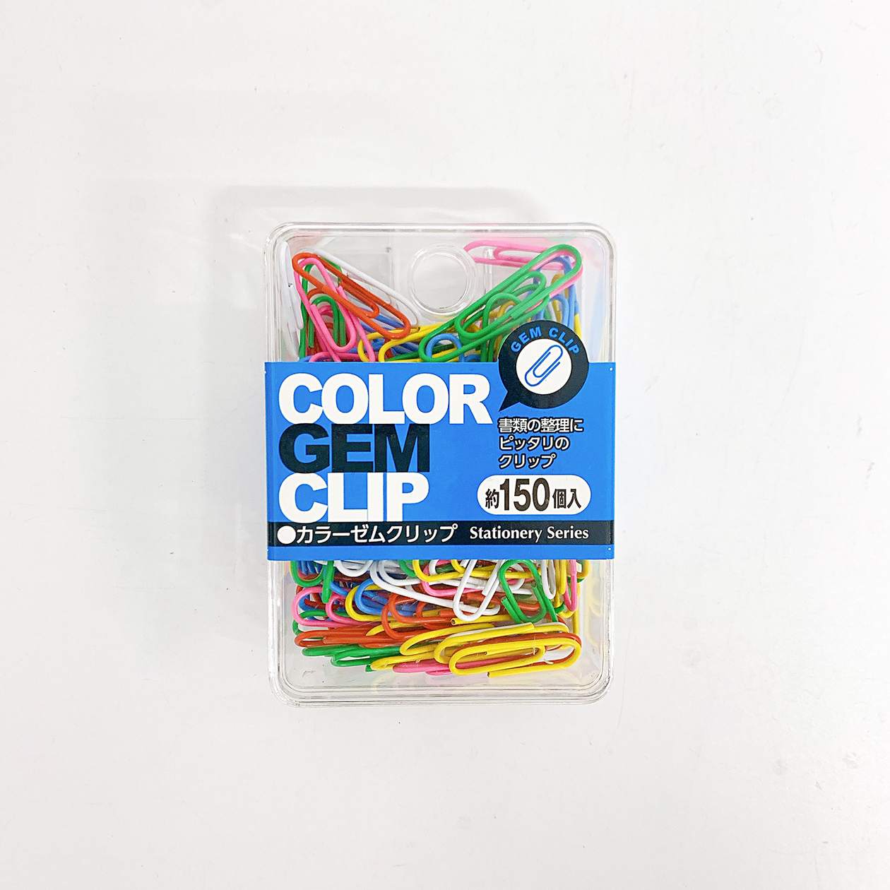 【まとめ買い】カラーゼムクリップ150個入 0808/038155