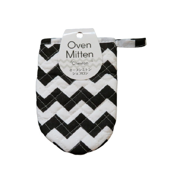 【まとめ買い】鍋つかみ オーブンミトン シェブロン 1307/038183