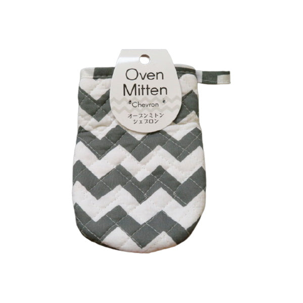 【まとめ買い】鍋つかみ オーブンミトン シェブロン 1307/038183