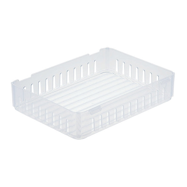 【まとめ買い】冷凍庫仕切り フリーザートレー ワイド クリア 0978/038606