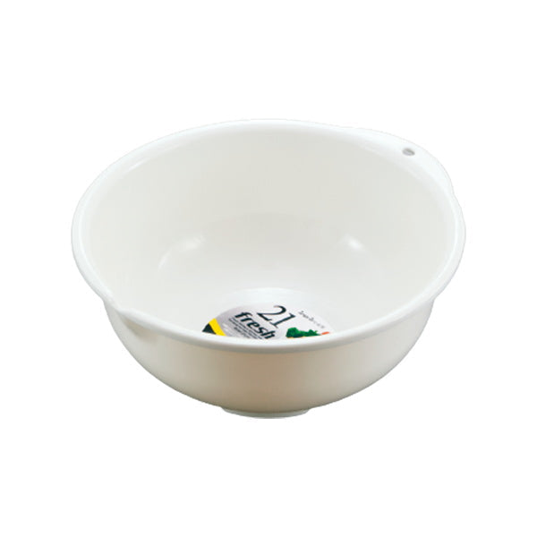 【まとめ買い】ボウル ストレーナー フレッシュボール #21 ホワイト 0775/038633