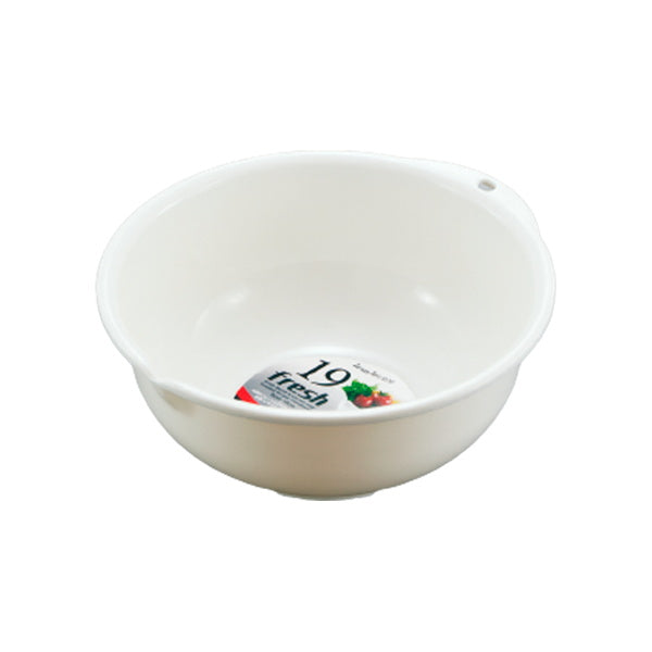 【まとめ買い】ボウル ストレーナー フレッシュボール #19 ホワイト 0775/038635