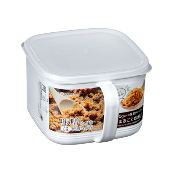 【まとめ買い】食品保存容器 フードストッカー ストック容器 みそストッカー 1400ml 0523/039028