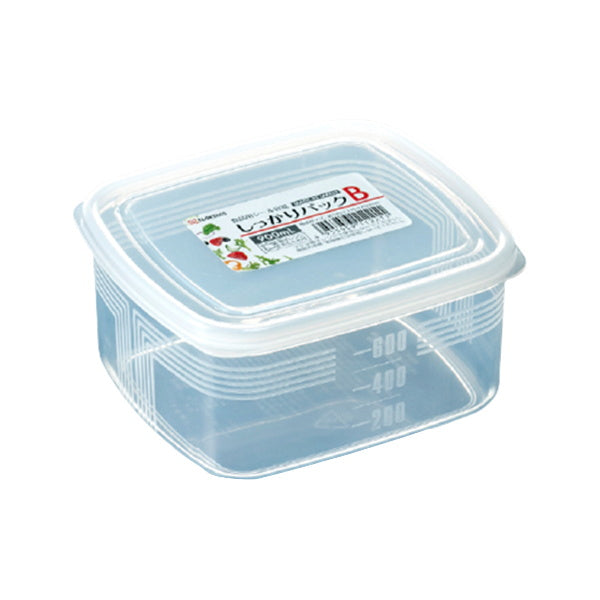 【まとめ買い】しっかりパック B 900ml クリア 食品保存 食品ストックケース 0523/039259
