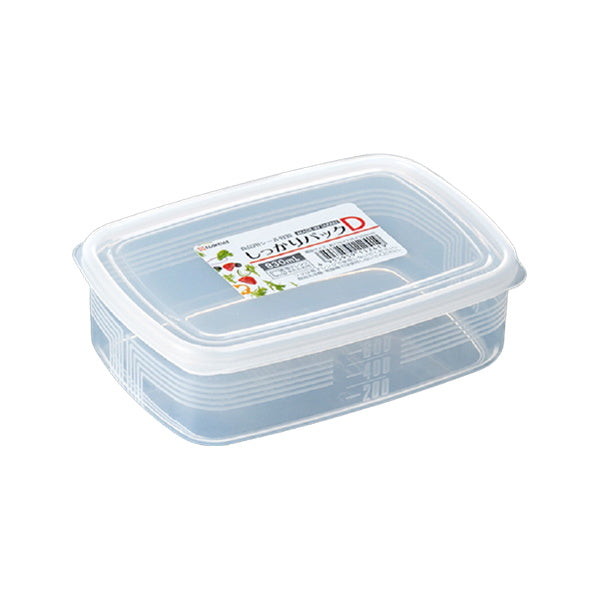 【まとめ買い】しっかりパック D 830ml クリア 食品保存 食品ストックケース 0523/039261