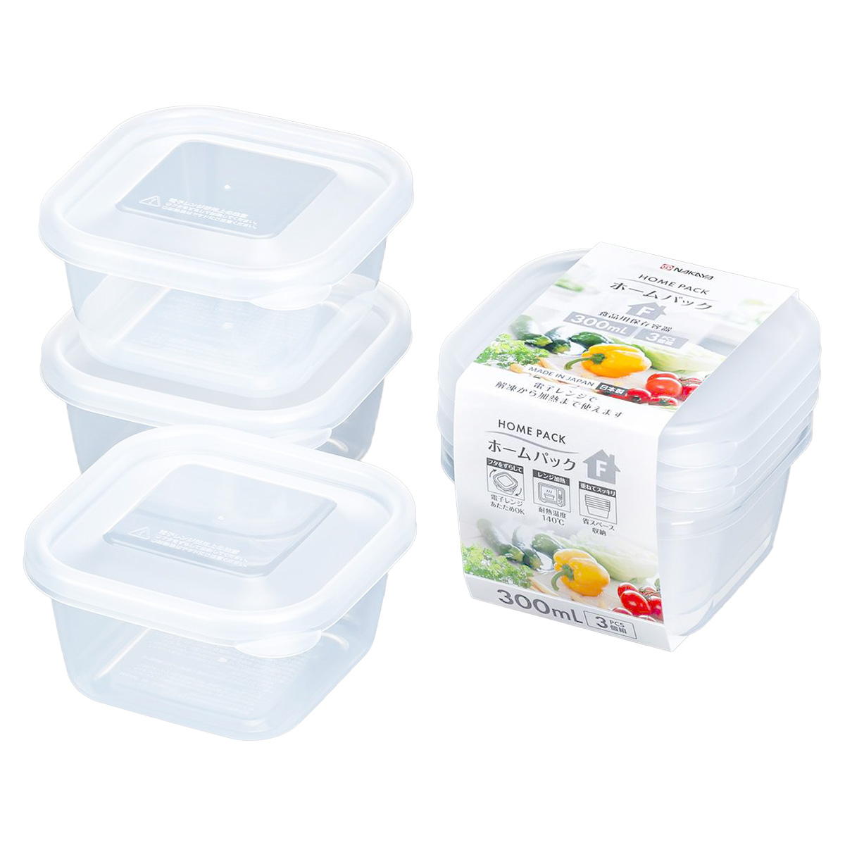 【まとめ買い】ホームパックF 3P クリア 0523/039380