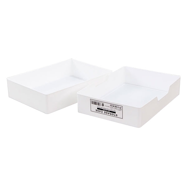 【まとめ買い】蓋つき収納ケース ストレージケース A5 スタッキング収納ケース 0775/041228