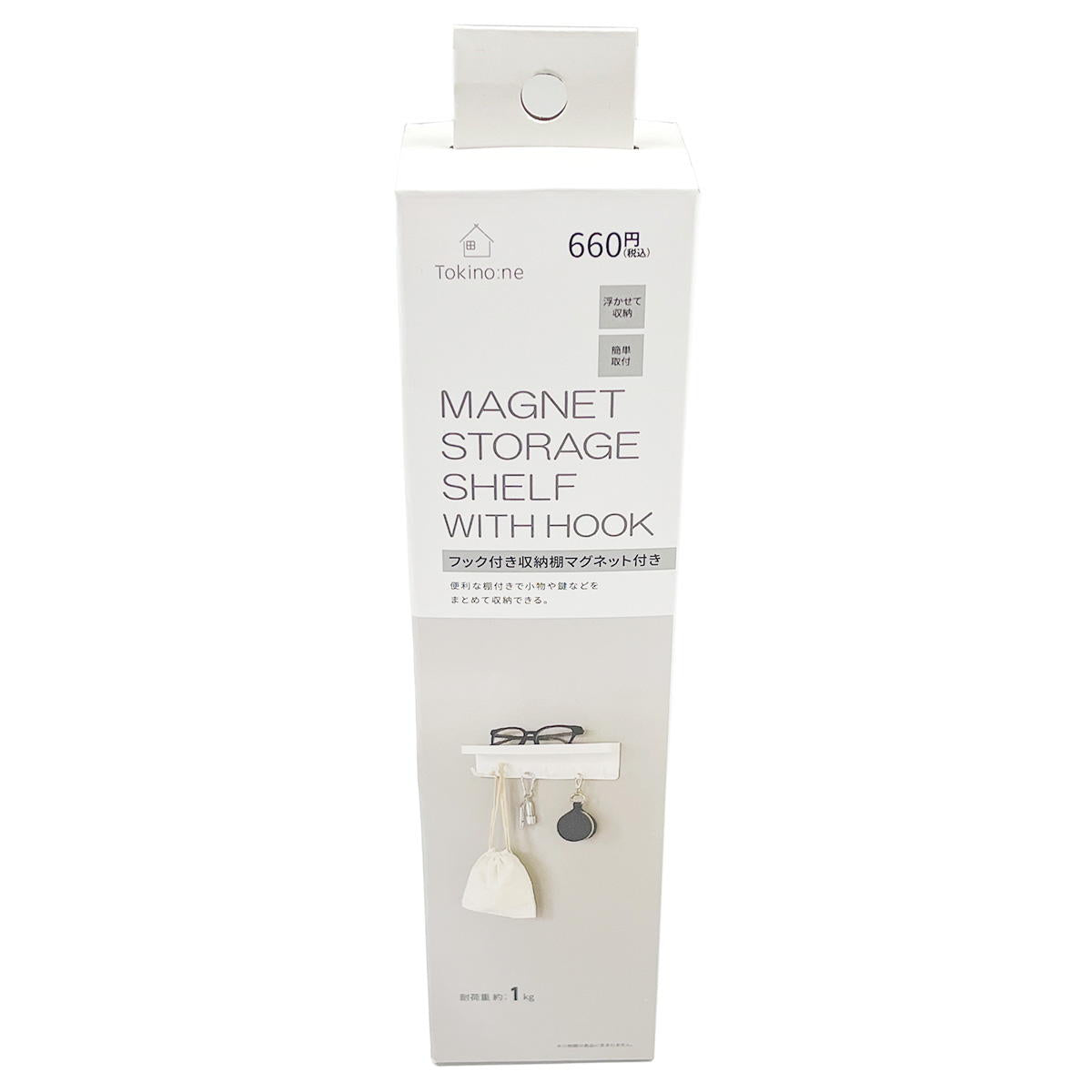 【まとめ買い】Tokinone PB.フック付き収納棚マグネット付き 1523/041803