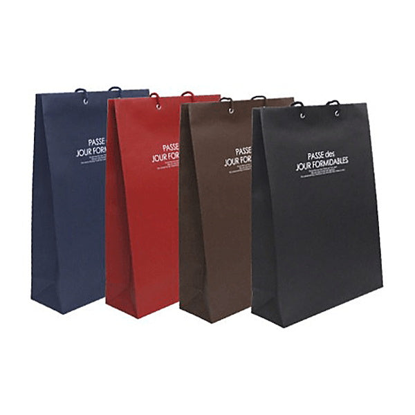 【まとめ買い】ギフトバッグ プレゼントバッグ ハンドルバッグ ペーパーバッグ タテ L カラー 0936/041804