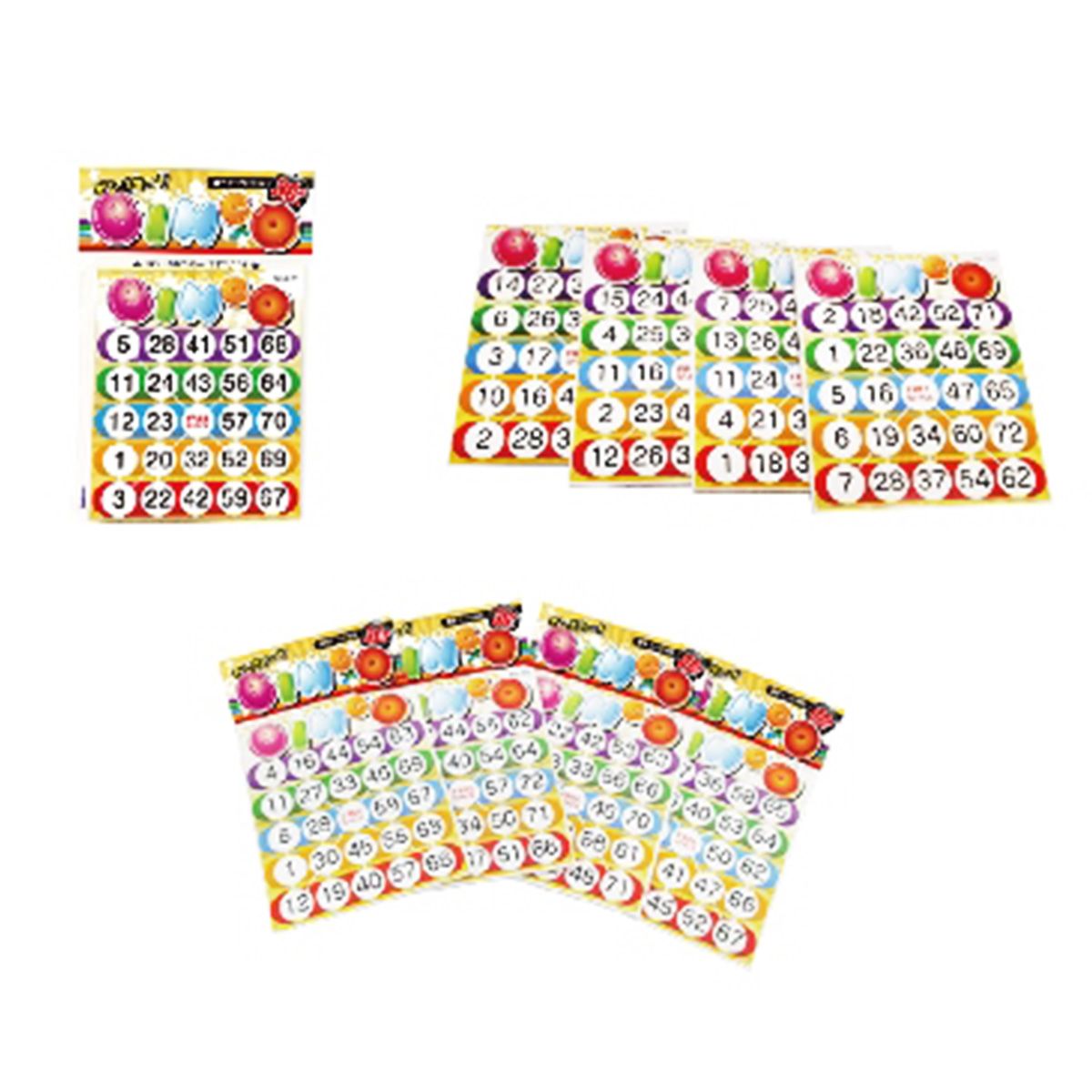 【まとめ買い】ビンゴカード 30枚入9001/043754