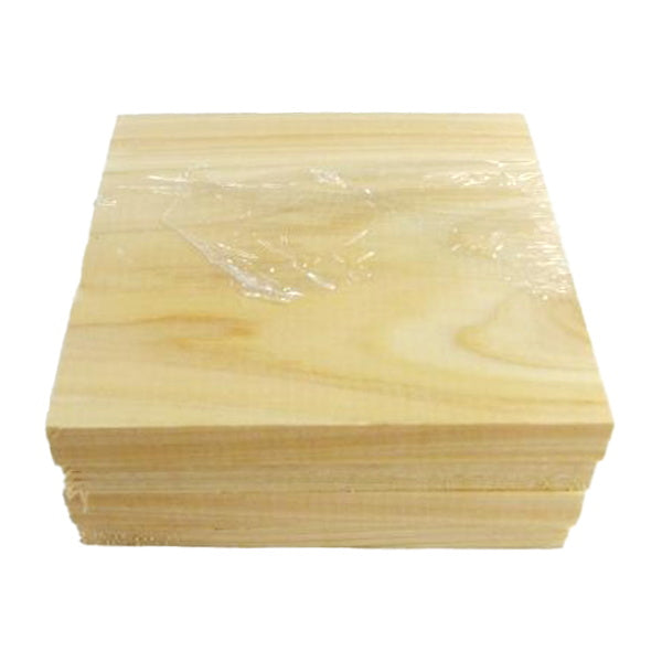 【まとめ買い】四万十川ひのき工作板4P 10×10×1cm 1840/044760