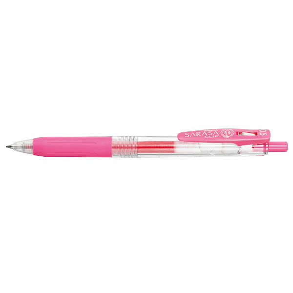 【まとめ買い】ボールペン ZEBRA ゼブラジェルボールペン SARASACLIP サラサクリップ 0.5 ピンク 1本入 P-JJ15-P 0960/045789