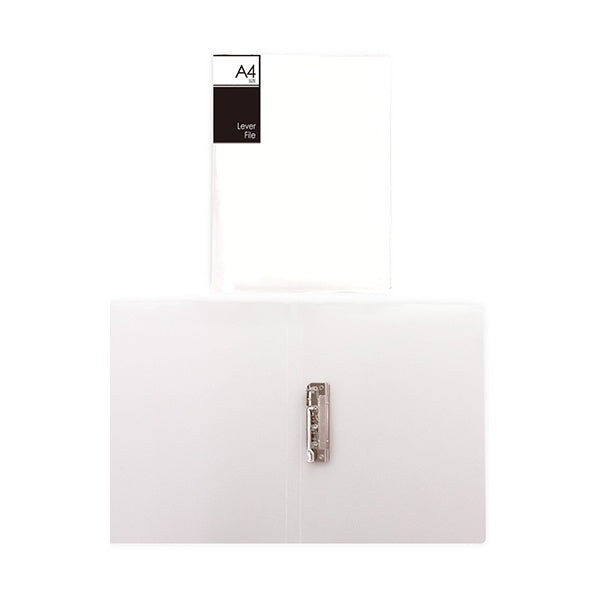 【まとめ買い】PB.A4 レバーファイル ホワイト レバーファイル Z式ファイル Zバインダー 1377/046018