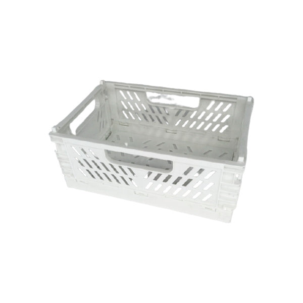 【まとめ買い】収納ケース 収納ボックス コンテナボックス 折りたたみコンテナ ホワイト 0847/046403