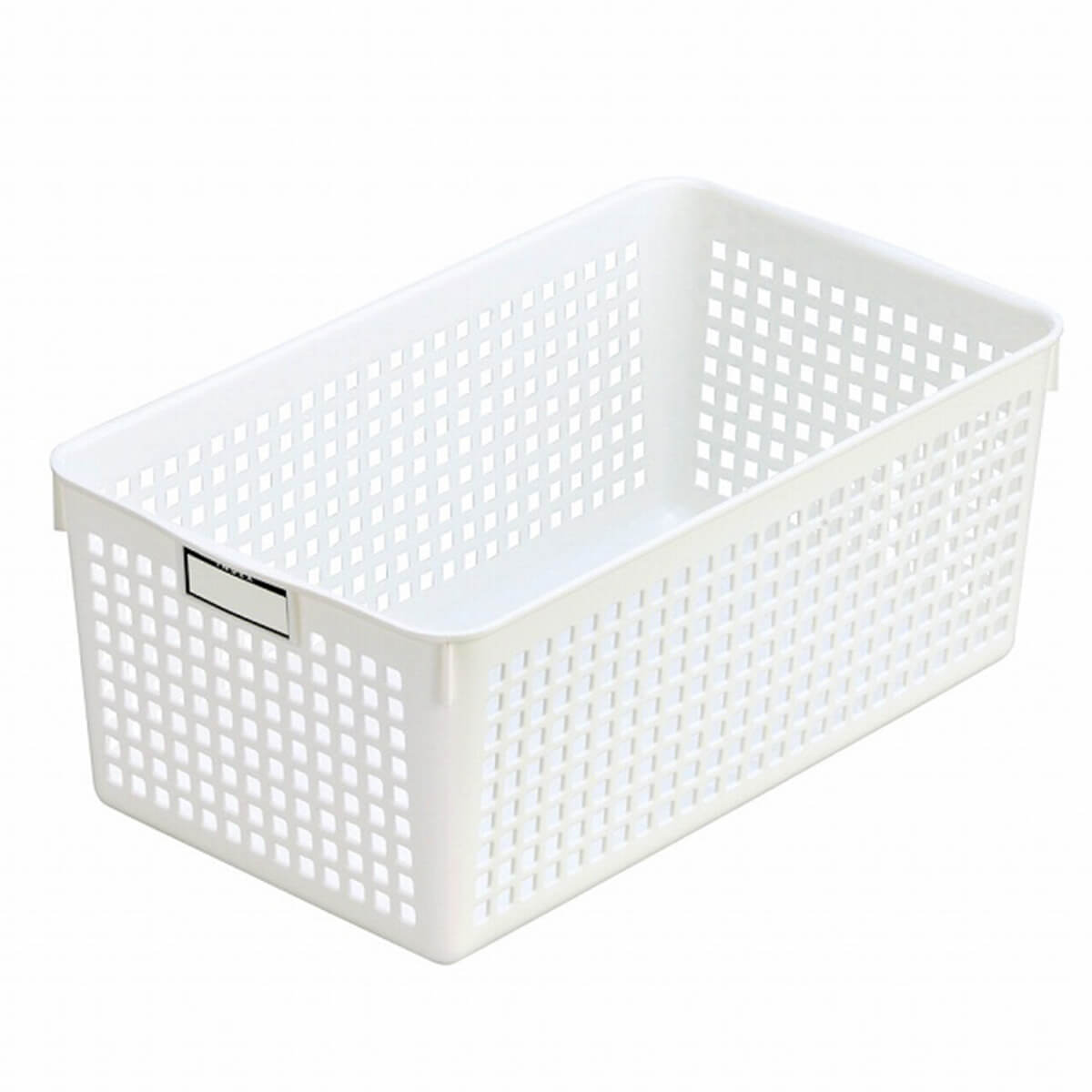 【まとめ買い】収納ケース 収納ボックス ネームバスケットワイド ホワイト 0978/046430