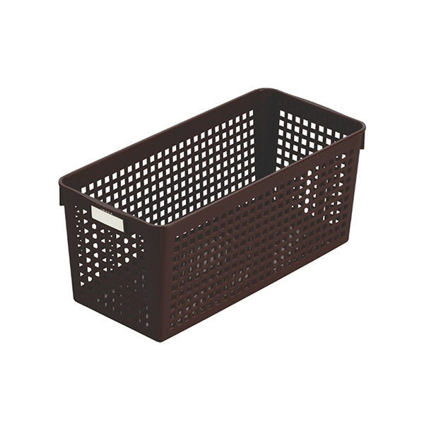 WEB限定】【まとめ買い】ネームバスケットスリム ブラウン 0978/046434