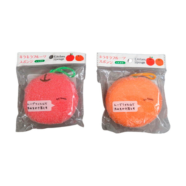 【まとめ買い】台所スポンジ キッチンスポンジ キラキラフルーツスポンジ 9001/046985