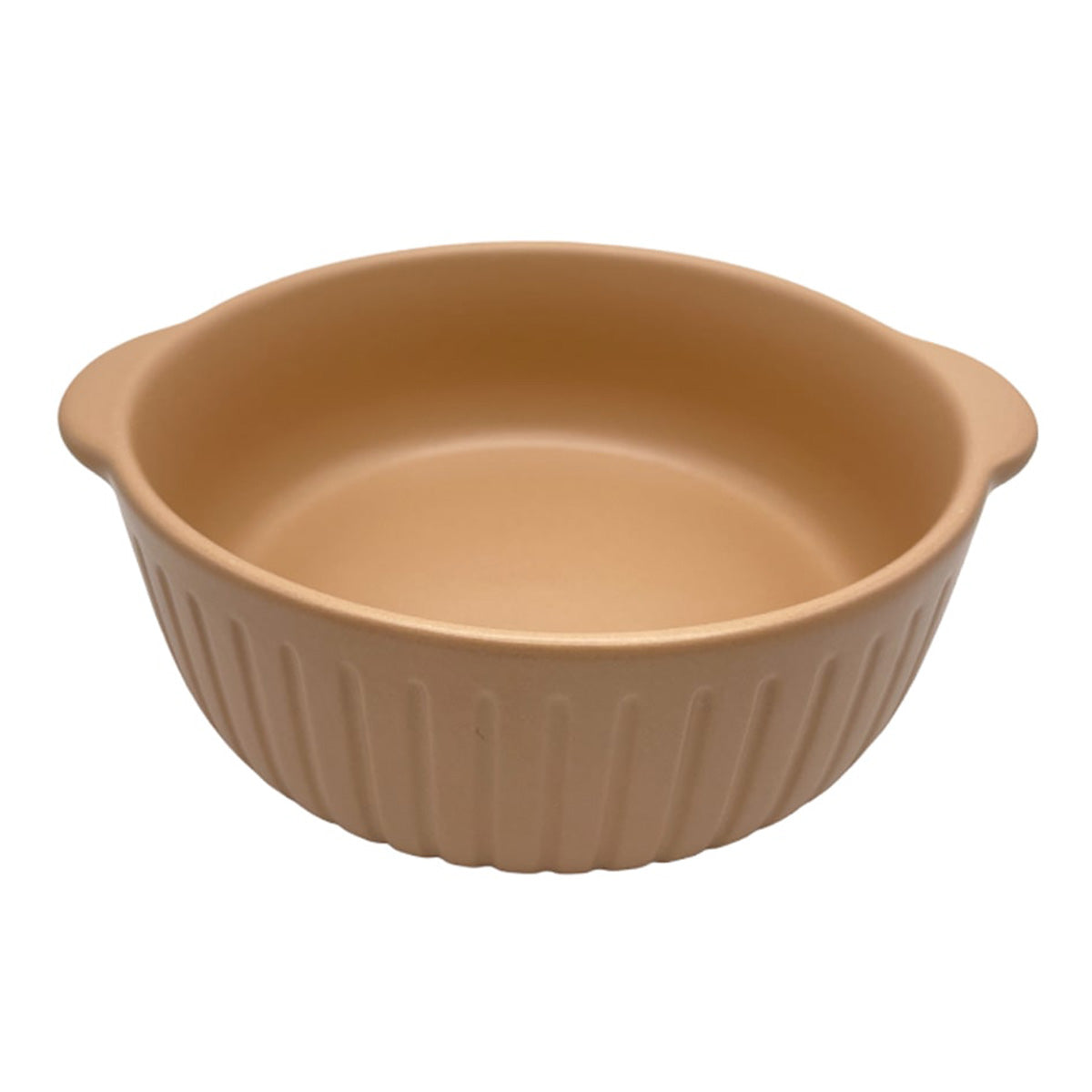 【まとめ買い】耐熱ボウル 中鉢 グラタン皿 オーブン対応 Tokinone PB.オーブンウェア ラウンド ブラウン 450ml 1576/049079