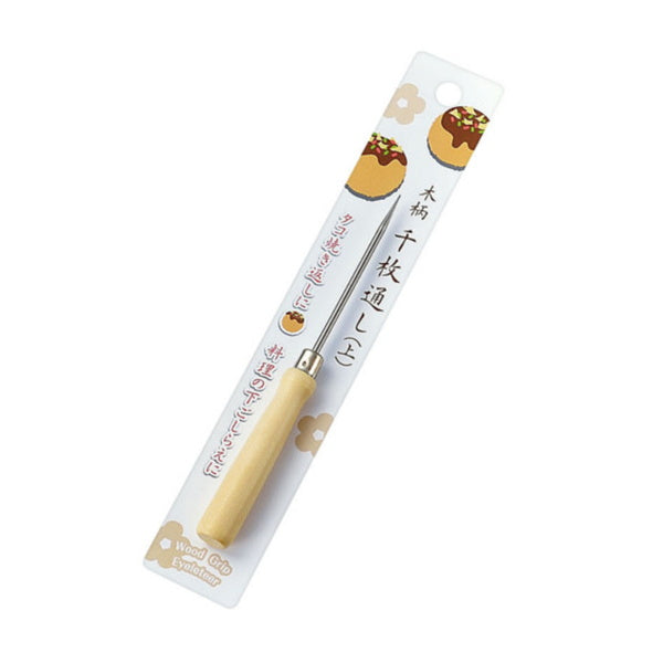 【まとめ買い】木柄千枚通し ベージュ 0330/050491