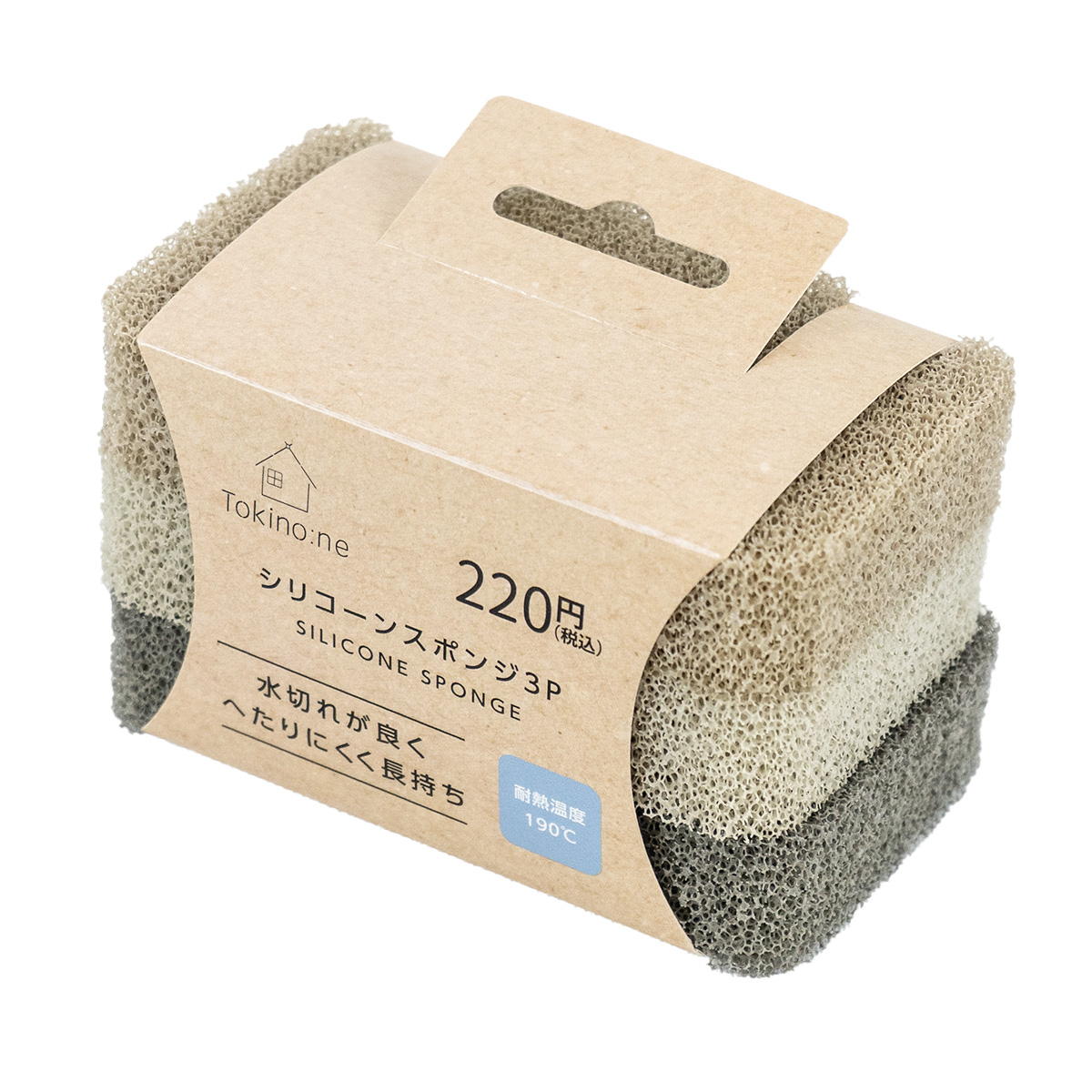 ぽん出品 まとめ買い】Tokinone PB.シリコーンウレタンスポンジ 3個入 1489