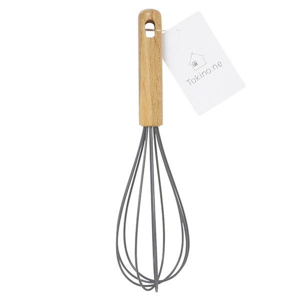 【まとめ買い】泡だて器 ホイッパー ビーター シリコン製 Tokinone PB.木柄シリコーン泡立て器 0490/054176