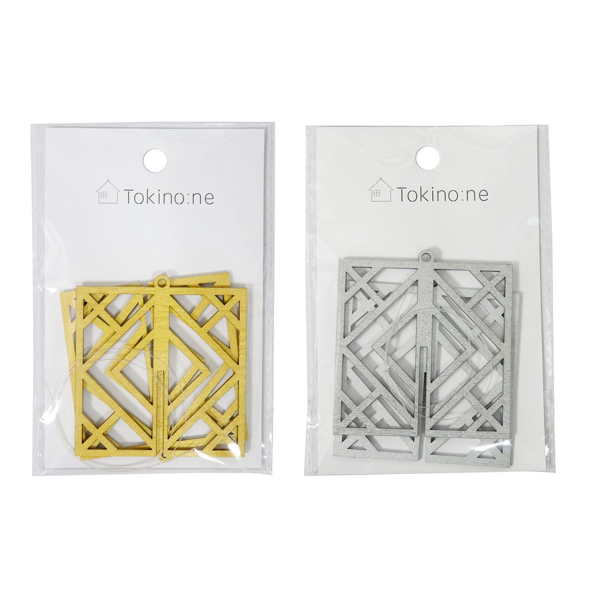 【まとめ買い】クリスマスオーナメント Tokinone PB.木製オーナメント スクエア1P 0599/054890