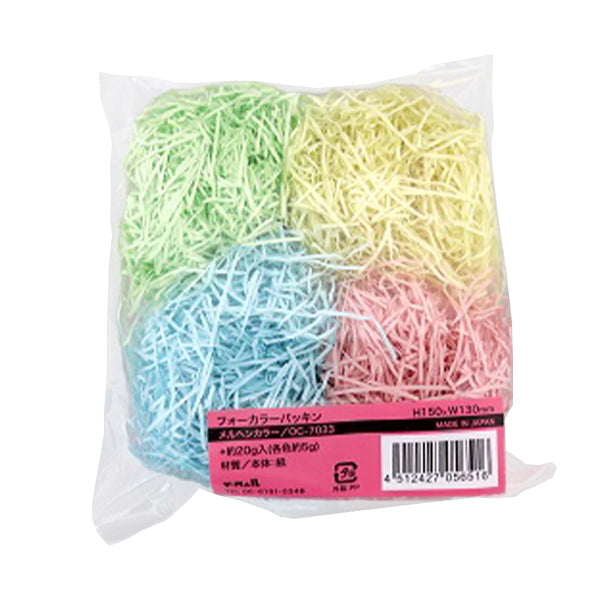 【まとめ買い】フォーカラーパッキンメルヘン 緩衝材 紙パッキン OC-7033 0911/057120