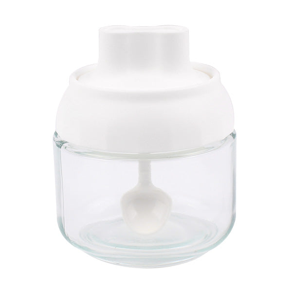 【まとめ買い】調味料ケース Tokinone PB.スプーン付きスパイス収納 ホワイト 350ml 1523/057384