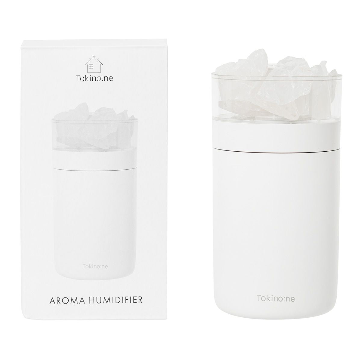 【まとめ買い】アロマストーン加湿器 芳香器 Tokinone PB.アロマ加湿器 ホワイト 7×7×14cm 9001/058576