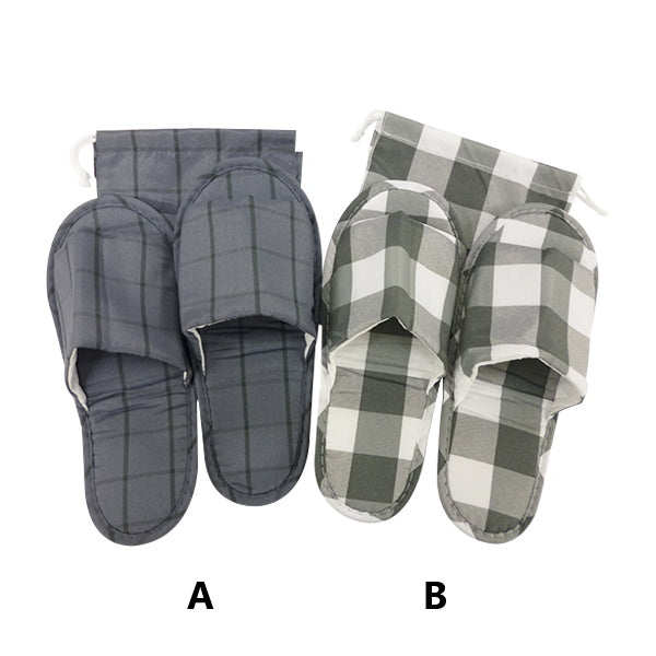 【まとめ買い】携帯用スリッパ 巾着袋付 0459/059502