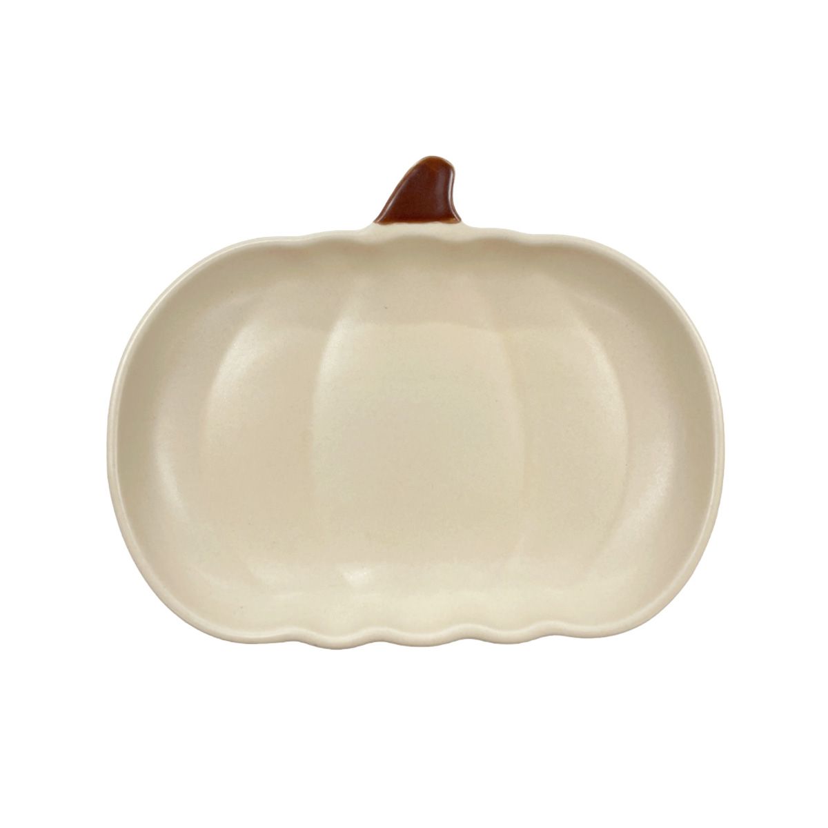 【まとめ買い】皿 取り皿 Tokinone PB.ダイカット パンプキン ハロウィーンプレートM ホワイト 約16x13x2cm 1576/059670