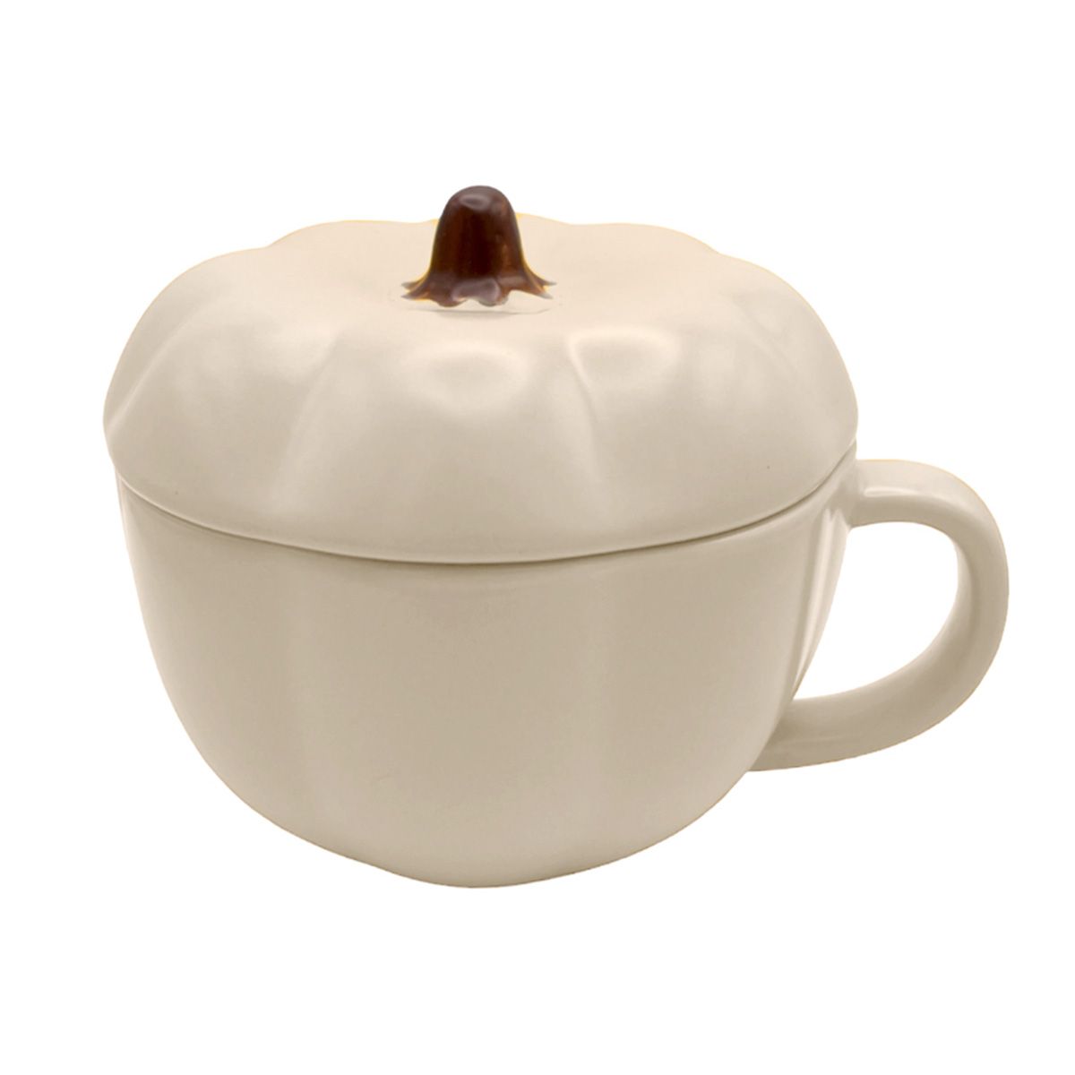 【まとめ買い】マグカップ Tokinone PB.蓋つきスープマグ パンプキン ホワイト 270ml 1576/059677