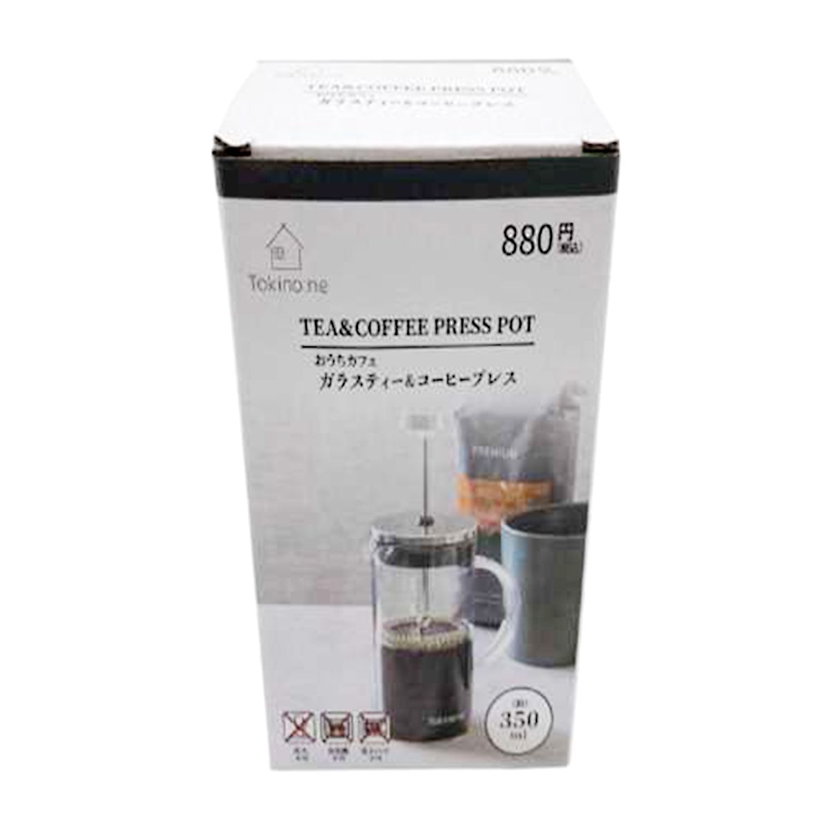 【まとめ買い】Tokinone PB.ガラスティー&コーヒープレス 350ml 9001/059707