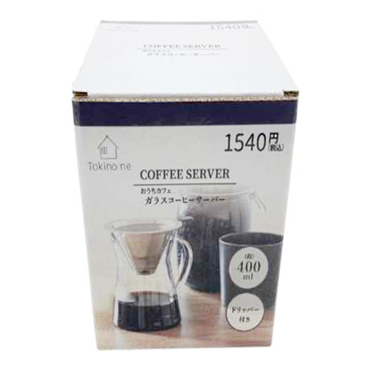 【まとめ買い】Tokinone PB.ドリッパー付きガラスコーヒーサーバー400ml 9001/059708