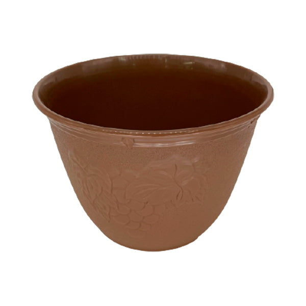 【まとめ買い】植木鉢 プランター フラワーポット ビオラデコ 7号 チョコブラウン 0847/062933