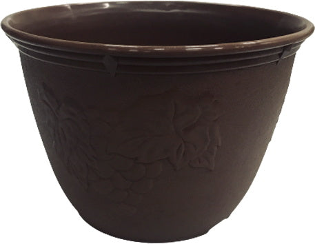 【まとめ買い】植木鉢 プランター フラワーポット ビオラデコ 7号 チョコブラウン 0847/062933