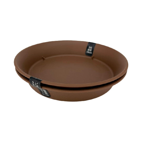 【まとめ買い】プランター受け皿 鉢皿 ビオラデコ受皿 5号 2P チョコブラウン 0847/062935