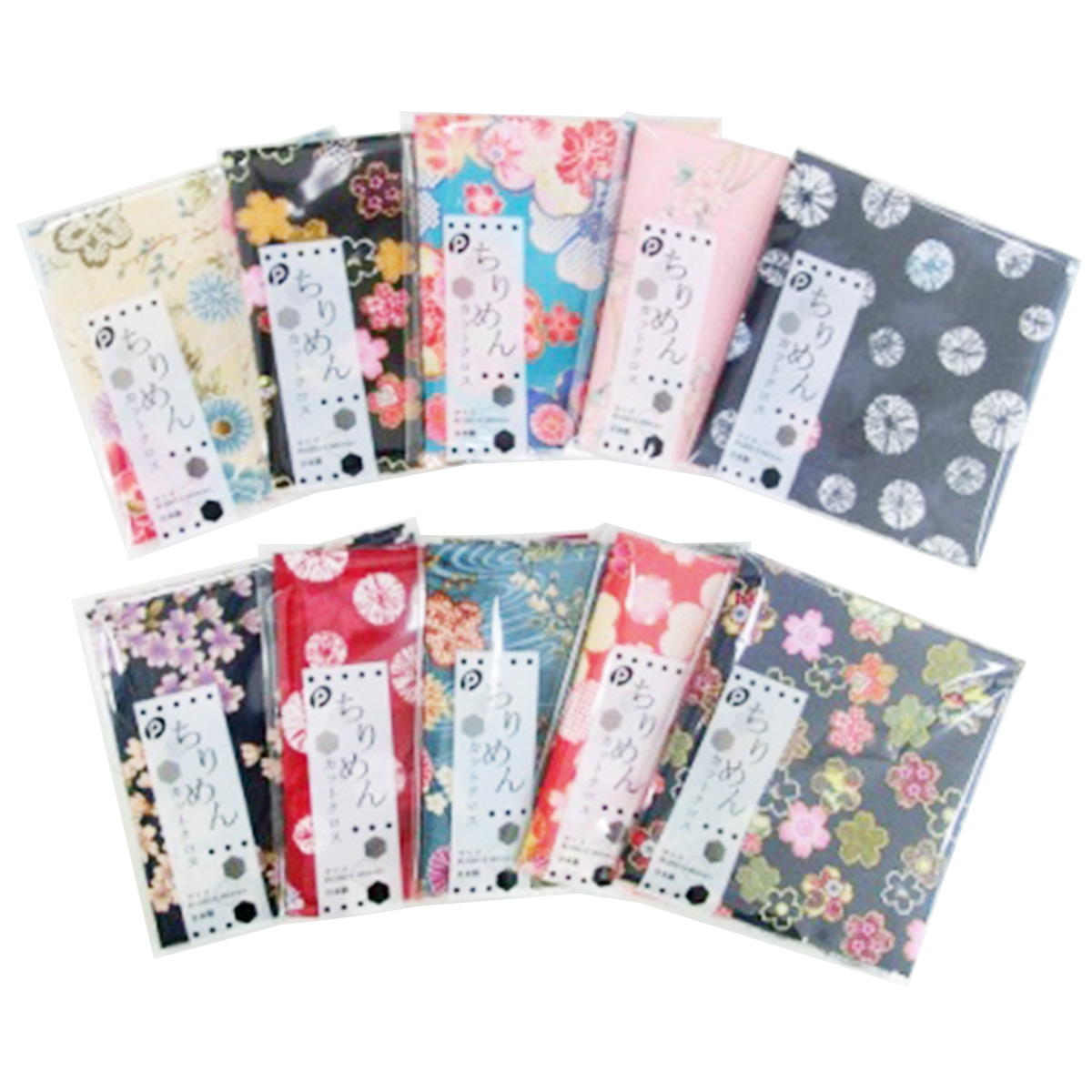 まとめ買い】ちりめんカットクロス0894/063270 | ワッツ