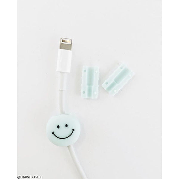 【まとめ買い】ケーブルカバー Lightningケーブル シリコンカバー スマイル 0847/064516