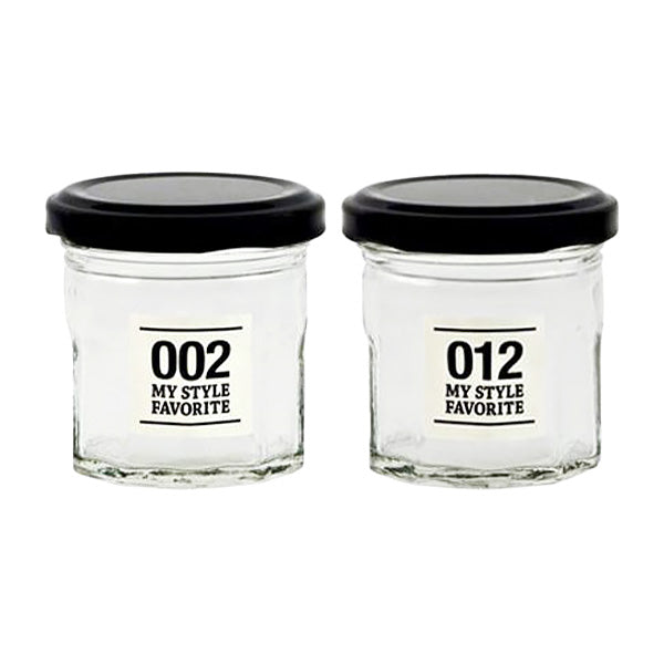 【まとめ買い】ガラス瓶 食品保存用器 蓋付 ガラスボトル スパイスボトル M 80ml スパイス保存 調味料 ジャム 0490/065241