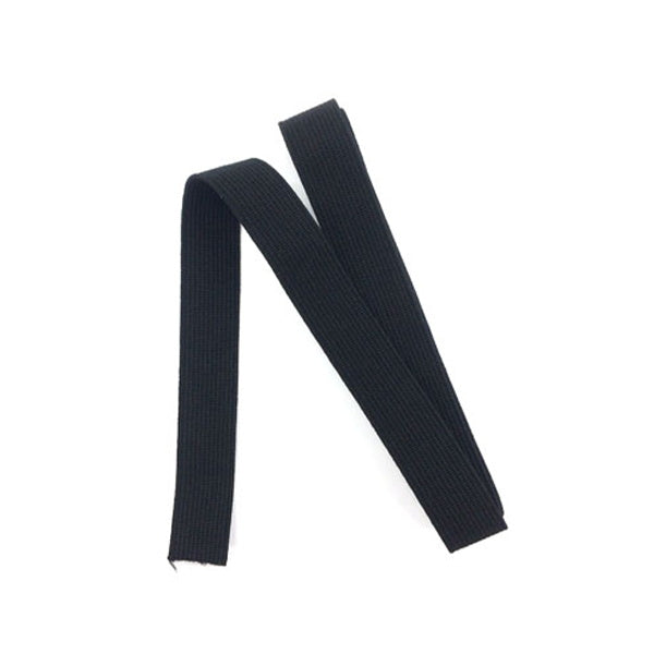 【まとめ買い】ゴムベルト20mm 約1.5m 黒 1535/070133