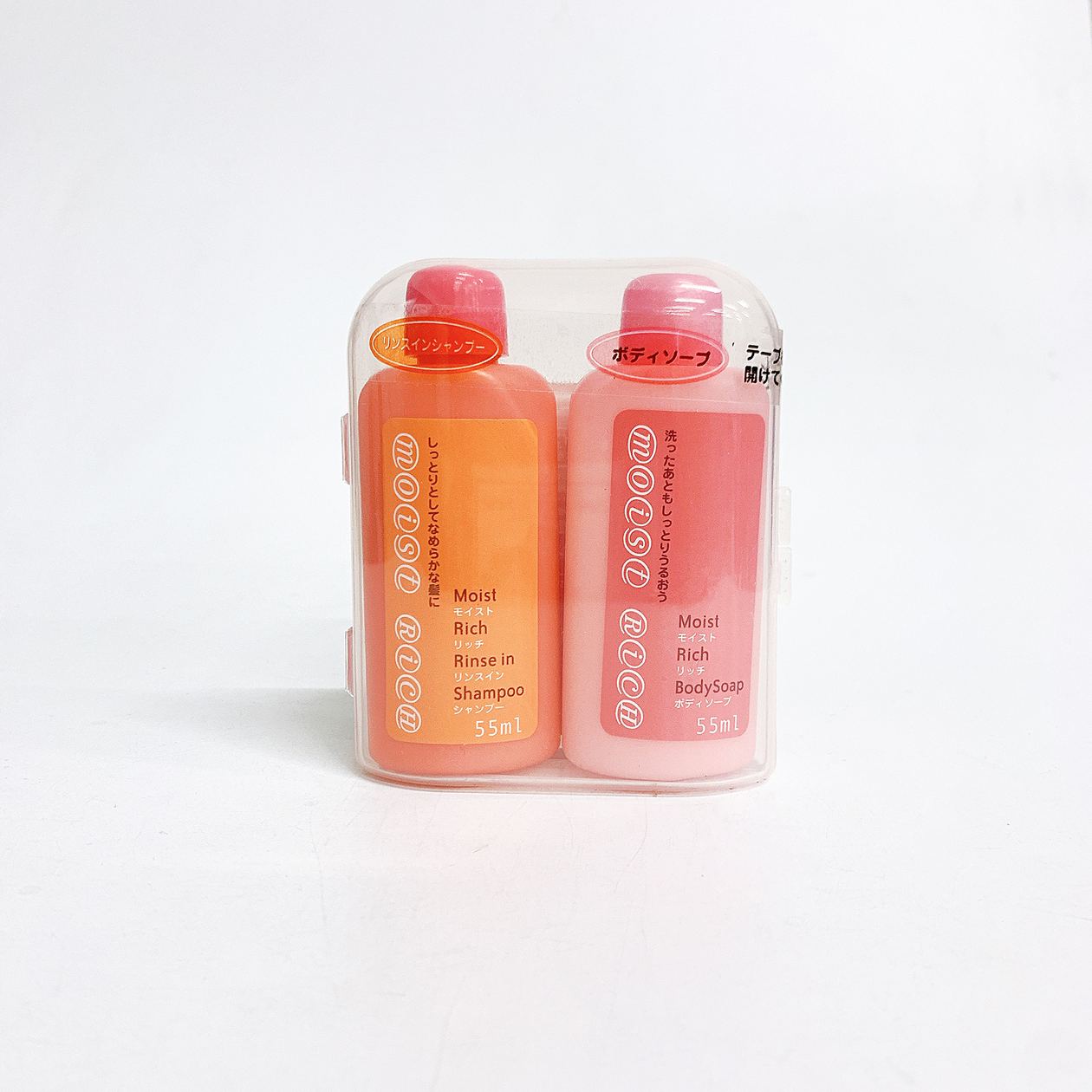 【まとめ買い】リンスinシャンプー&ボディソープセット各55ml 0808/070569