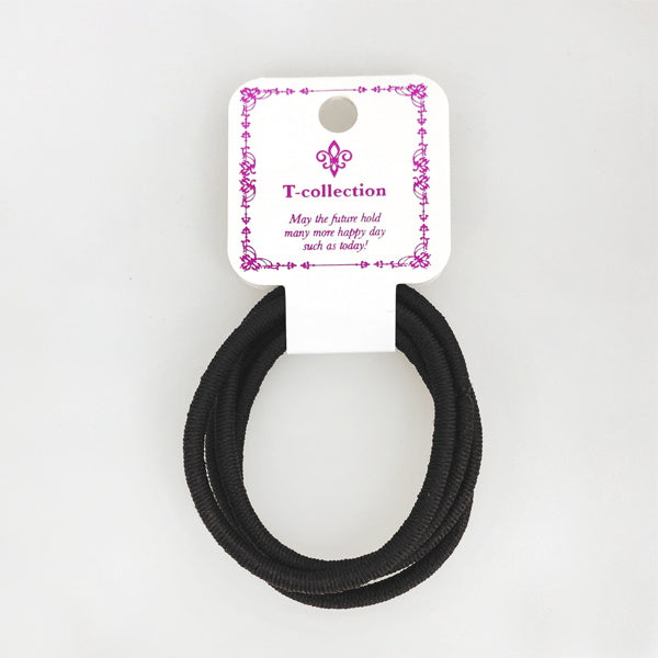 まとめ買い】ヘアゴム 髪ゴムリングゴム 4P ブラック 0533/074926 | ワッツ