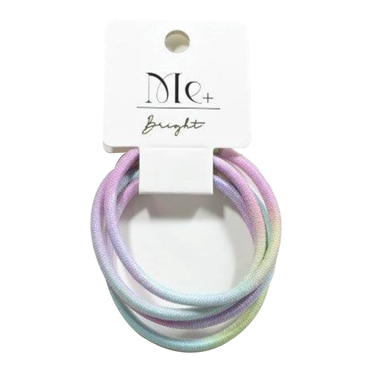 【まとめ買い】ヘアゴム 髪ゴム リングゴム 4P レインボー 0533/075018