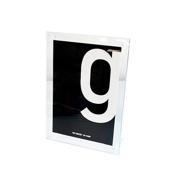 【まとめ買い】フォトフレーム 写真立て 透明 ポストカード 0948/076120