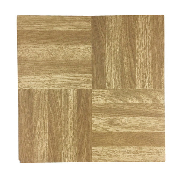 【まとめ買い】ジョイントマット タイルカーペット 木目調 フロアマット パターンB 0565/076709