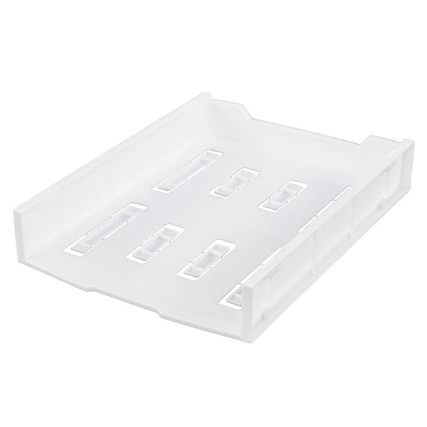 【まとめ買い】ラック 書類ラック 書類トレー ファイルスタンド PB.A4コンビネーションラック縦型 スタッキング収納 0775/077810