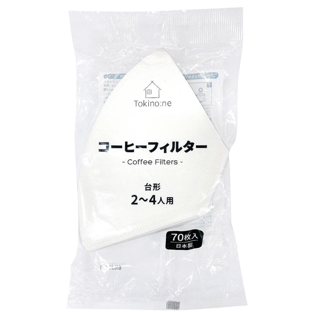 【まとめ買い】Tokinone PB.コーヒーフィルター(漂白)2?4人用 70枚 0808/077853
