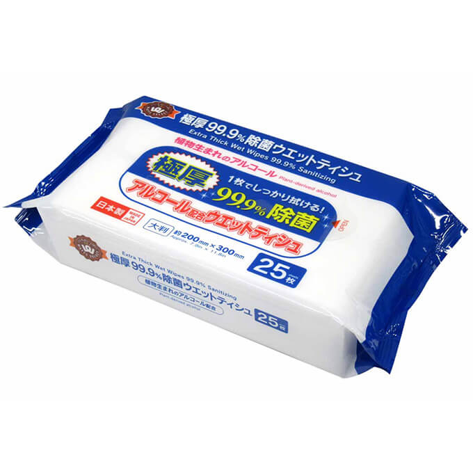 【まとめ買い】PB.極厚99.9%除菌アルコールウェット 大判 25枚 0915/077862