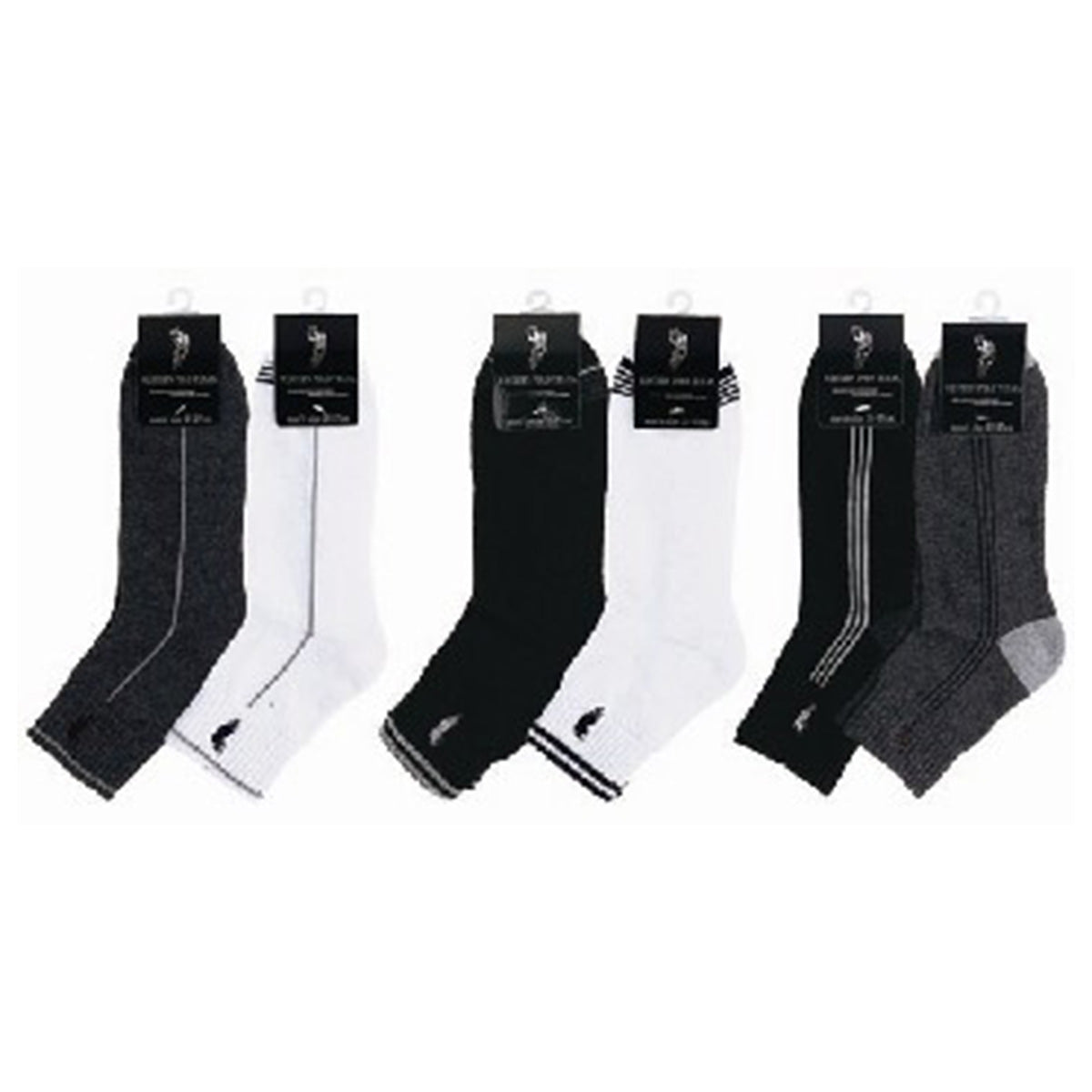 【まとめ買い】PGS141-99 紳士ショートスポーツソックス柄 ポロ 1523/080789